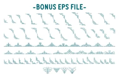 Christmas Frameline by Kelik - 7NTypes — Dingbats Font — thumbnail 6