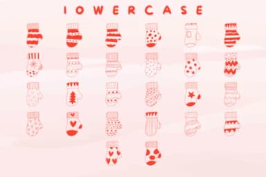 Christmas Gloves by Sakti Avellin — Dingbats Font — thumbnail 2