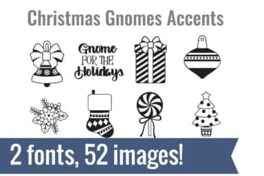 Christmas Gnomes Dingbats by Illustration Ink — Dingbats Font — thumbnail 2