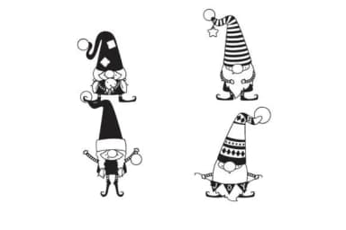 Christmas Gnomes Dingbats by Illustration Ink — Dingbats Font — thumbnail 5