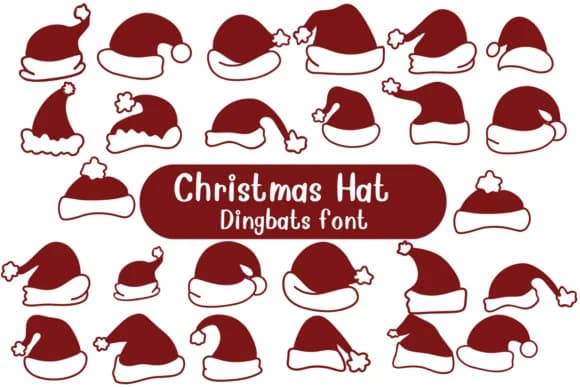 Christmas Hat by Nongyao — Dingbats Font