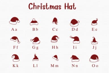 Christmas Hat by Nongyao — Dingbats Font — thumbnail 2