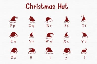 Christmas Hat by Nongyao — Dingbats Font — thumbnail 3