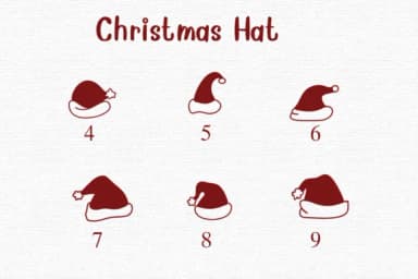 Christmas Hat by Nongyao — Dingbats Font — thumbnail 4