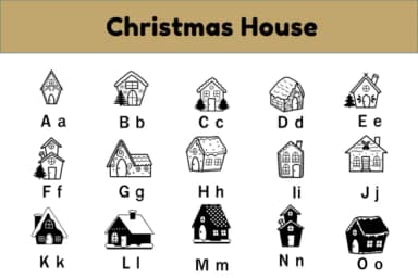 Christmas House by Nun Sukhwan — Dingbats Font — thumbnail 2