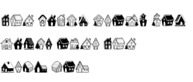 Christmas House by Nun Sukhwan — Dingbats Font — thumbnail 8