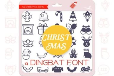Christmas Icons by WADLEN — Dingbats Font — thumbnail 1