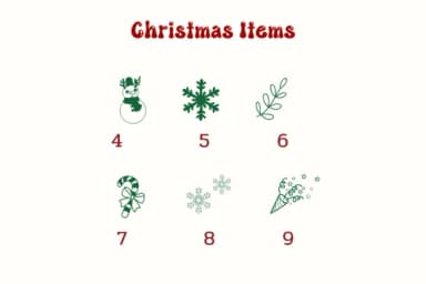 Christmas Items by Pui Art — Dingbats Font — thumbnail 8
