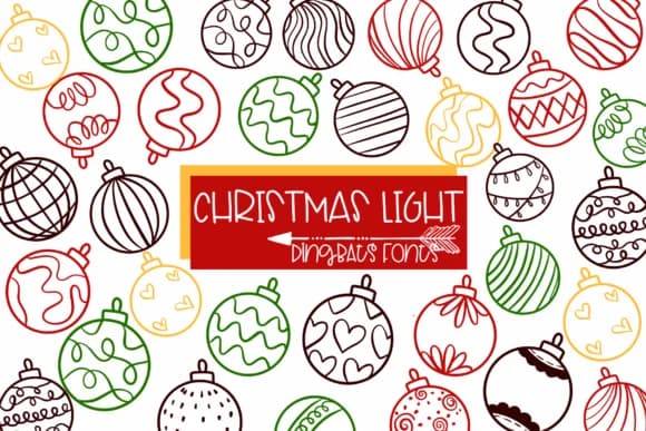 Christmas Light by Sirinart — Dingbats Font