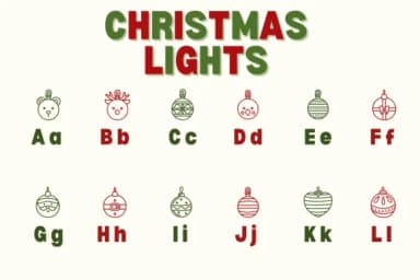 Christmas Lights by Chonada — Dingbats Font — thumbnail 2