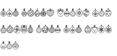 Christmas Lights by Chonada — Dingbats Font — thumbnail 8