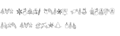 Christmas Line Art by Sontaya — Dingbats Font — thumbnail 8