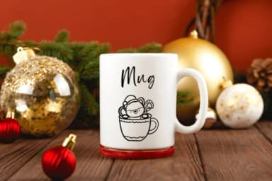 Christmas Mug by Suphitchaya — Dingbats Font — thumbnail 7