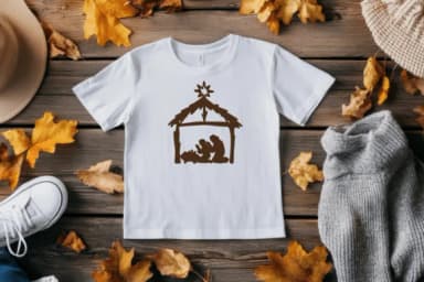 Christmas Nativity Scene by CHANOK — Dingbats Font — thumbnail 5