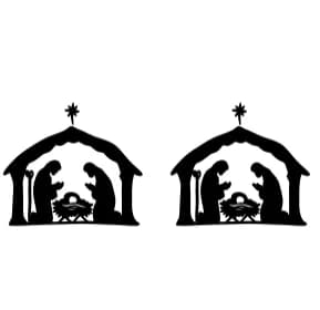 Christmas Nativity Scene by CHANOK — Dingbats Font — thumbnail 8