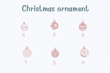 Christmas Ornament by Nongyao — Dingbats Font — thumbnail 4