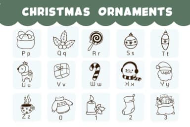 Christmas Ornaments by Natchuta — Dingbats Font — thumbnail 3