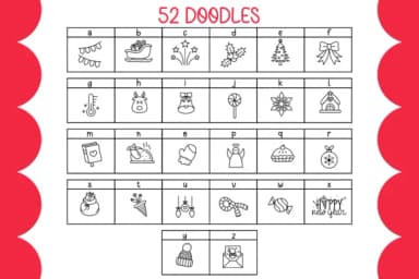 Christmas Parade by IngingDigitalArt — Dingbats Font — thumbnail 3