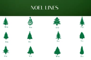 Christmas Pine by Heartcraft Atelier — Dingbats Font — thumbnail 3