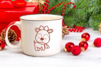 Christmas Reindeer by Kedner Kreations — Dingbats Font — thumbnail 6