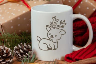 Christmas Reindeer by Kedner Kreations — Dingbats Font — thumbnail 7