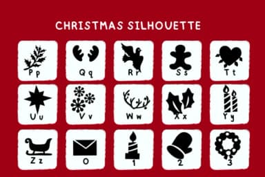 Christmas Silhouette by Bee piyanuch — Dingbats Font — thumbnail 7
