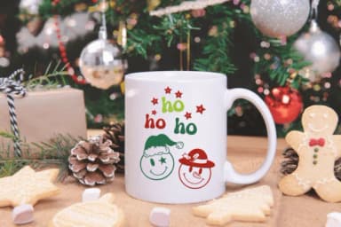 Christmas Smiley by Pui Art — Dingbats Font — thumbnail 5