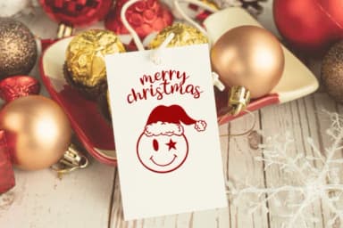 Christmas Smiley by Pui Art — Dingbats Font — thumbnail 8