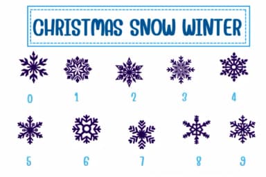 Christmas Snow Winter by PraewDesigns — Dingbats Font — thumbnail 4