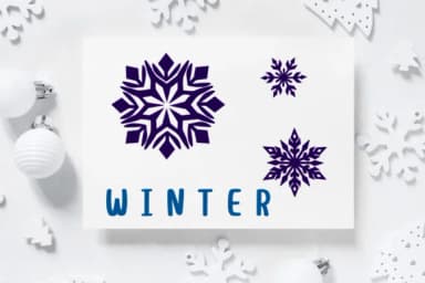 Christmas Snow Winter by PraewDesigns — Dingbats Font — thumbnail 5