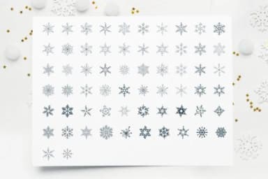 Christmas Snowflake by Happy Letters — Dingbats Font — thumbnail 2