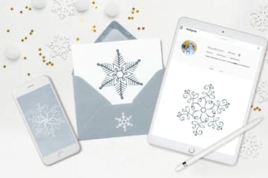 Christmas Snowflake by Happy Letters — Dingbats Font — thumbnail 3