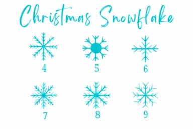 Christmas Snowflake by Suphitchaya — Dingbats Font — thumbnail 4
