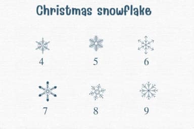Christmas Snowflake by Sontaya — Dingbats Font — thumbnail 4