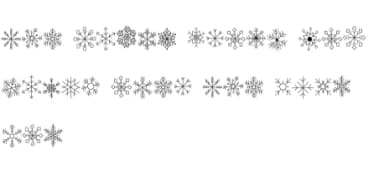 Christmas Snowflake by Sontaya — Dingbats Font — thumbnail 8
