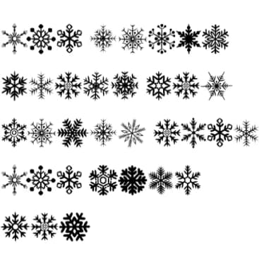 Christmas Snowflake by Chonada — Dingbats Font — thumbnail 8