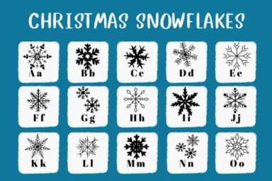 Christmas Snowflakes by CHANOK — Dingbats Font — thumbnail 2