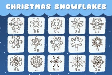 Christmas Snowflakes by Natchuta — Dingbats Font — thumbnail 2