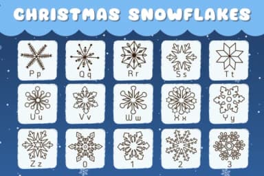 Christmas Snowflakes by Natchuta — Dingbats Font — thumbnail 3