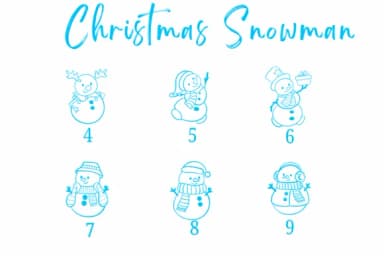 Christmas Snowman by Suphitchaya — Dingbats Font — thumbnail 4