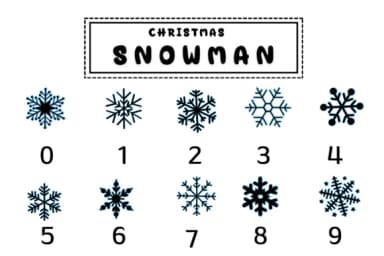 Christmas Snowman by PraewDesigns — Dingbats Font — thumbnail 4
