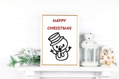 Christmas Snowman by PraewDesigns — Dingbats Font — thumbnail 6
