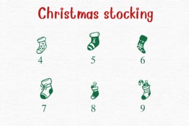 Christmas Stocking by Nongyao — Dingbats Font — thumbnail 4
