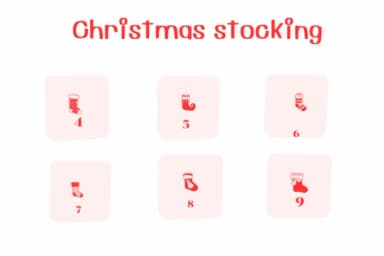 Christmas Stocking by Ketsarin — Dingbats Font — thumbnail 4