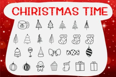 Christmas Time by Foam-Design Store — Dingbats Font — thumbnail 2