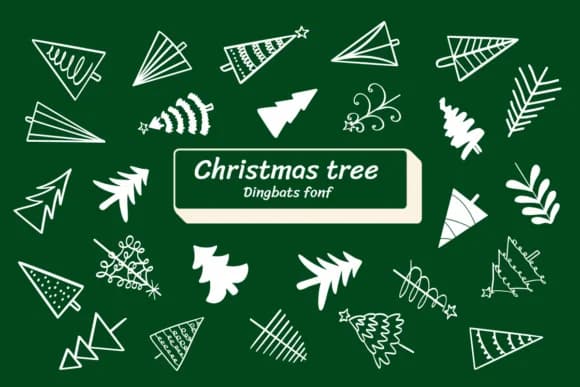 Christmas Tree 1 by Ketsarin — Dingbats Font
