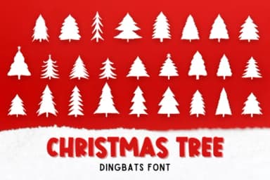 Christmas Tree by Eystore — Dingbats Font — thumbnail 1