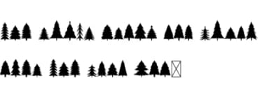 Christmas Tree by Eystore — Dingbats Font — thumbnail 5