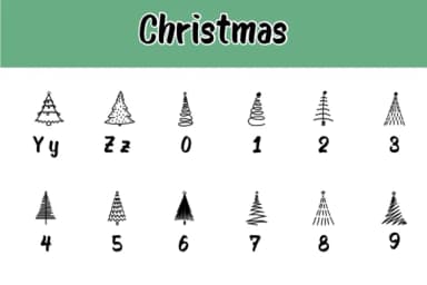 Christmas Tree by Chonada — Dingbats Font — thumbnail 4