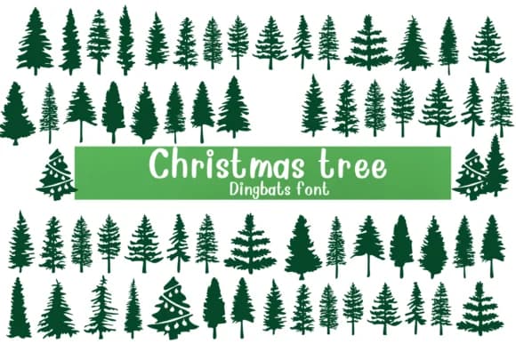 Christmas Tree by Nongyao — Dingbats Font